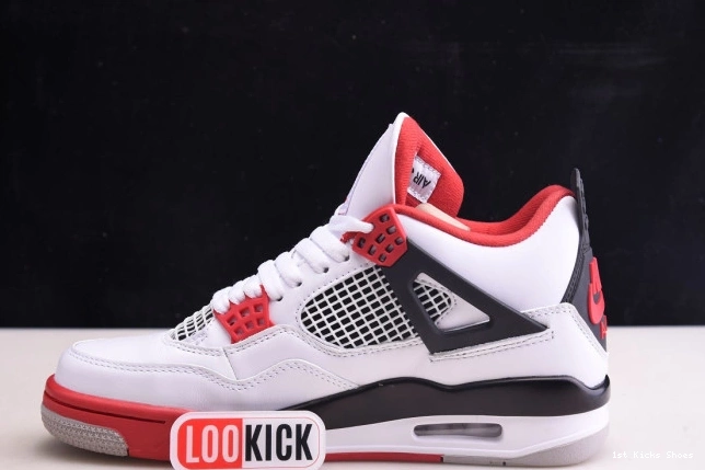 1st Kicks Jordan Red Retro Air Fire 4 DC7770-160 (2020) 0725